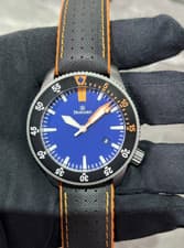 DAMASKO DSUB2 Diver 300M Submarine Steel Blue Dial Automatic Men's Watch