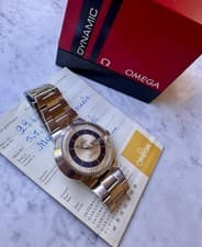 VINT OMEGA Dynamic Automatic Date & Day  w/Papers  & BOX.   ca 60