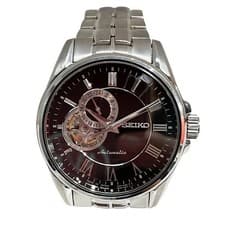 Seiko 4R39-00B0 Automatic Winding Back Skeleton Watch Men's