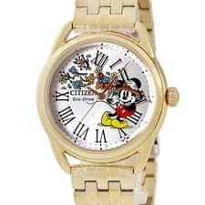 CITIZEN Eco-Drive Mickey Disney Collaboration FE7093-57W Unused Watch