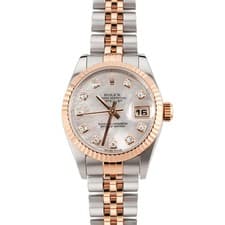Pre-Owned Rolex Lady-Datejust 26mm Rose Gold Diamond Dial 2011