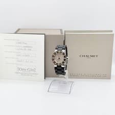 Chaumet Watch Class One 622-21547 Silver Black Beige Quartz Women's w/Warranty