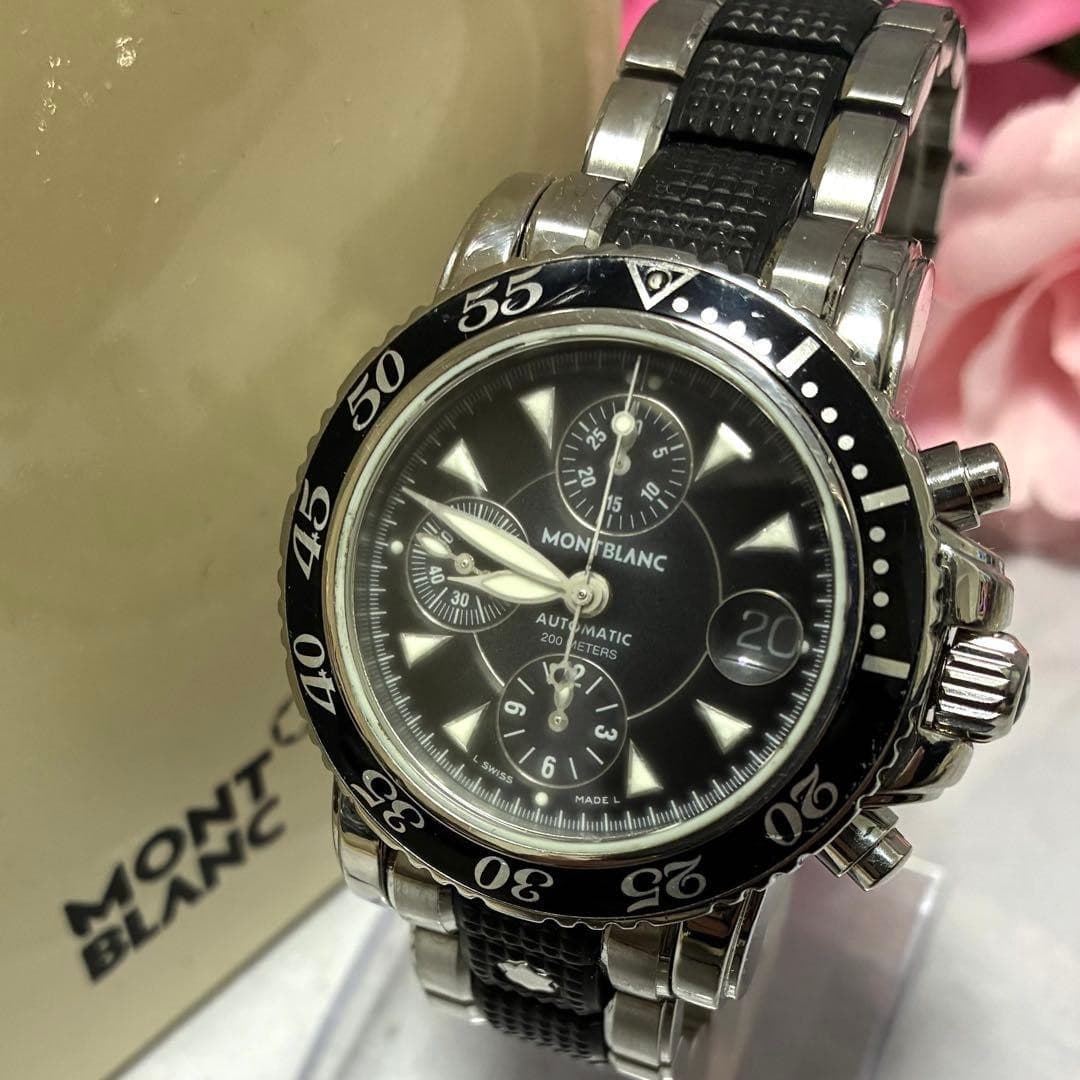 [Very Good] Montblanc 7034 Sport Meisterstuck Automatic Watch From Japan #1