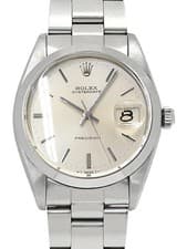 ROLEX Oyster Date Precision 6694 34mm Silver Dial Stainless Steel Plastic #T214