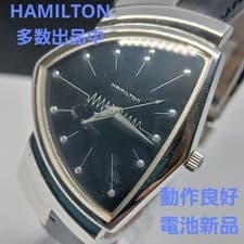 Hamilton Ventura Quartz Watch Mens Wrist Stainless Steel 32mm wrist 19cm