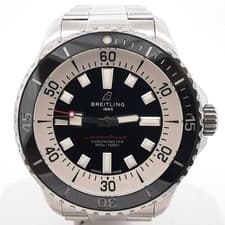 Breitling Superocean 44mm Blue Dial Automatic Stainless Steel Watch Fw0226lpzxdu