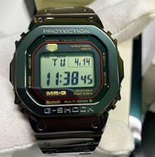 Authentic CASIO G-SHOCK MR-G Radio Controlled MRG-B5000R-1JR TI Solar Quartz