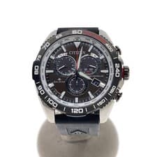 CITIZEN Solar watch analog rubber BLK BLK E660-R010522