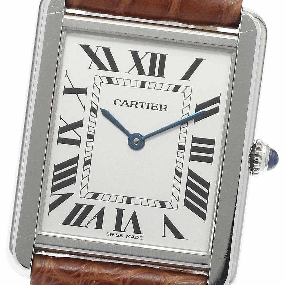 CARTIER W1018355 Tank Solo LM Quartz Men's _943401 Authentic From Japan