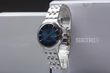 Box, Papers [Near MINT] Seiko Presage 4R35-01T0 SARY073 Blue AT Men's Watch