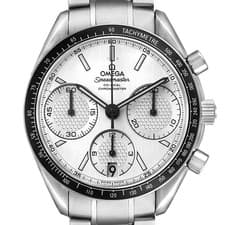 Omega Speedmaster Racing Silver Dial Steel Mens Watch 326.30.40.50.02.001 Card