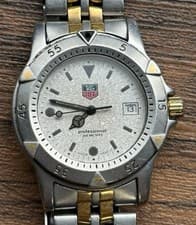 TAG Heuer 2000 Professional WD1221 Quartz Diver 42mm Two Tone Watch from Japan