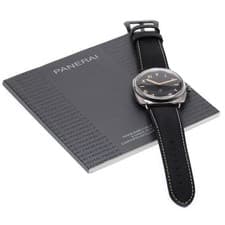 PANERAI RADIOMIR CALIFORNIA PAM00424 47mm SS Black Dial Hand-Wind Date #C260