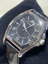 Seiko Credor Pacific 8J82-0AC0 Quartz Date Black Dial Mens Stainless Steel Watch