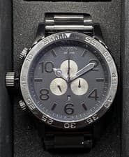 Nixon A083-632 Quartz Chronograph All Gunmetal 51mm wrist 19.5cm/7.7in