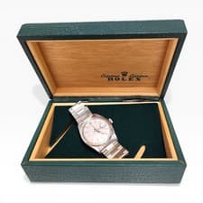 W/Box Rolex Datejust 36mm Steel Oyster Grey Dial Automatic Watch 1601 Circa 1971