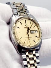 Wow! Swiss [MINT] 1970s Omega Constellation Quartz Mens Watch Chrono Day Date