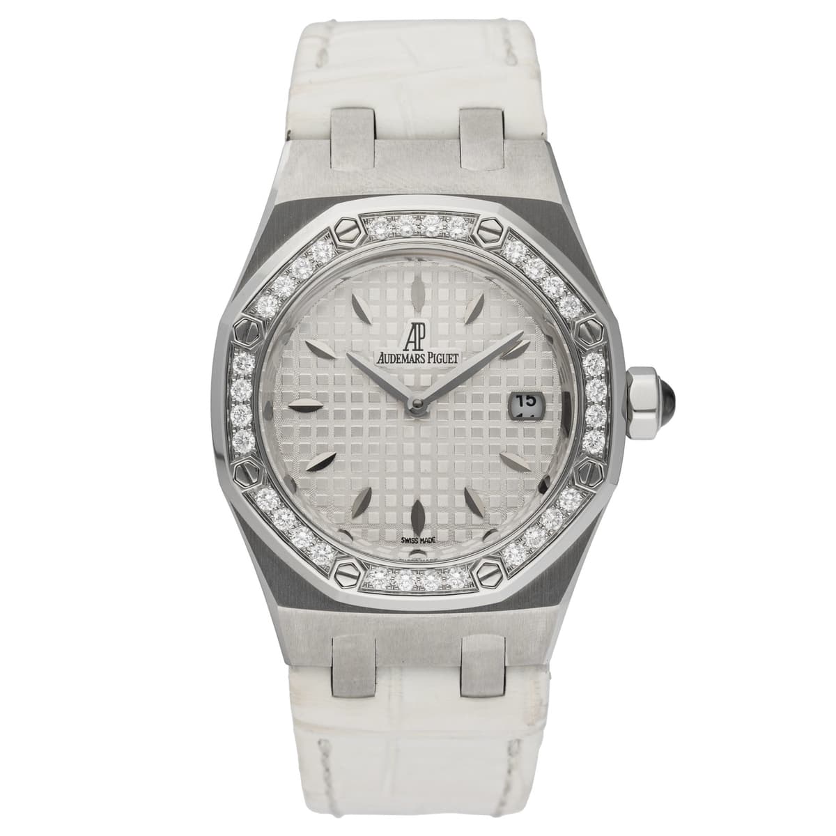 Audemars Piguet 67601ST Diamond White Dial Steel Ladies Watch
