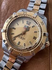 TAG HEUER 2000 Series WK1121 Professional Quartz Wristwatch Analog No Box USED