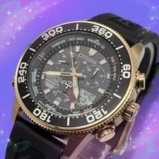 Citizen Promaster Chronograph Solar Watch Mens wrist 22cm Ref C660 R011715
