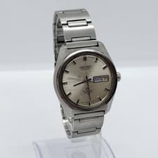 SEIKO Watch Hi-Beat 36000 Grand Seiko 6146-8000 Silver Gold Automatic Men's Auth