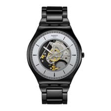 [swatch] TRAIN THE HANDS SS07B113G SKIN IRONY Stainless Steel Quartz NEW