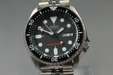 [N MINT] SEIKO 7S26-0020 SKX007 Black Dial 42mm Automatic Men's Watch From Japan