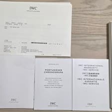 IWC Portuguese Chronograph Gold Index Overhaul Completed Official