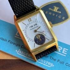 Jaeger-LeCoultre 18K Gold Triple Calendar Moonphase Ref 141.010.1 Limited to 600