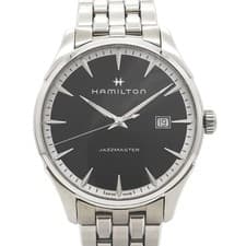 6wbd0327 Hamilton Jazzmaster H32451181 Gray Dial Used Men s Watch