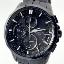 Casio OCW S3000 Oceanus Mens Watch Timepiece Titanium Black Radio Controlled