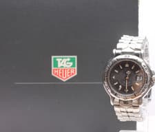 [N MINT] TAG Heuer Professional 6000 WH1312 -K1 Black Dial Women's Quartz Watch