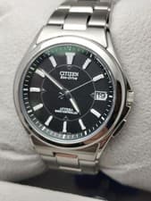 Citizen H110 Atomic Solar Lightweight Titanium Watch Timepiece Genuine