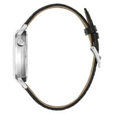 Bulova Aerojet 41mm Men's Automatic Watch - Stainless Steel & Leather 96B374