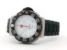 TAG Heuer Formula 1 White Dial Stainless Steel Quartz 41MM Rubber WAC1111-0