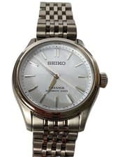 Seiko Automatic Watch Stainless Steel White Analog Used