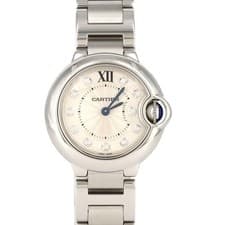 Authentic Cartier Ballon Bleu Small Watch, 11 Pieces, WE902073, Stainless St...