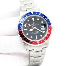 Rolex 16710 GMT Master II with Red & Blue Bezel