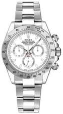 Rolex Cosmograph Daytona 116520 White Dial APH Automatic Steel 40mm Men's Watch