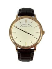 A. Lange & Söhne Saxonia 40 mm 18K Rose Gold Men’s Watch, 211.032
