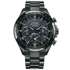 Citizen Attesa CC4055-65E ACT Line GPS Double Direct Flight Titanium Men Watch