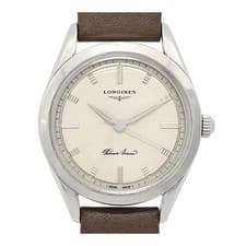 LONGINES WATCH HERITAGE CLASSIC SILVER ARROW L2.834.4 AUTOMATIC SILVER MEN'S F/S