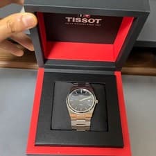 Tissot PRX Blue Dial Metal Watch Full Box Official