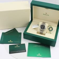 Rolex Oyster Perpetual 124200 Black Dial Stainless Steel Box/Warranty Card 2024