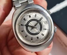 vintage JLC cal E861 super rare Jaeger Le Coultre Memovox GT Alarm watch superb