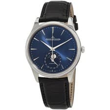 Jaeger LeCoultre Master Ultra Thin Automatic Blue Dial Men's Watch Q1368480