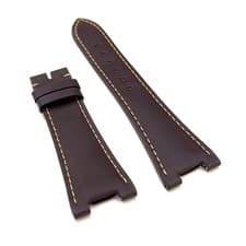 Patek Philippe Rubber Leather Watch Strap Brown From Japan
