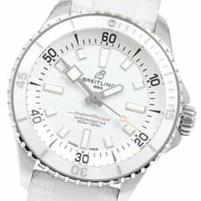 Breitling Superocean Automatic 36mm A17377 White Watch Box Papers