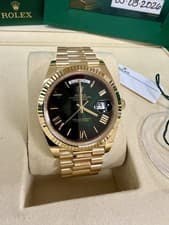 NEW 2026 Rolex Day-Date 40mm 228238 Presidential Green Ombre Dial