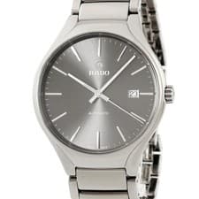 Rado RADO True Round Automatic R27057102 Gray Date Ceramic Titanium Men's